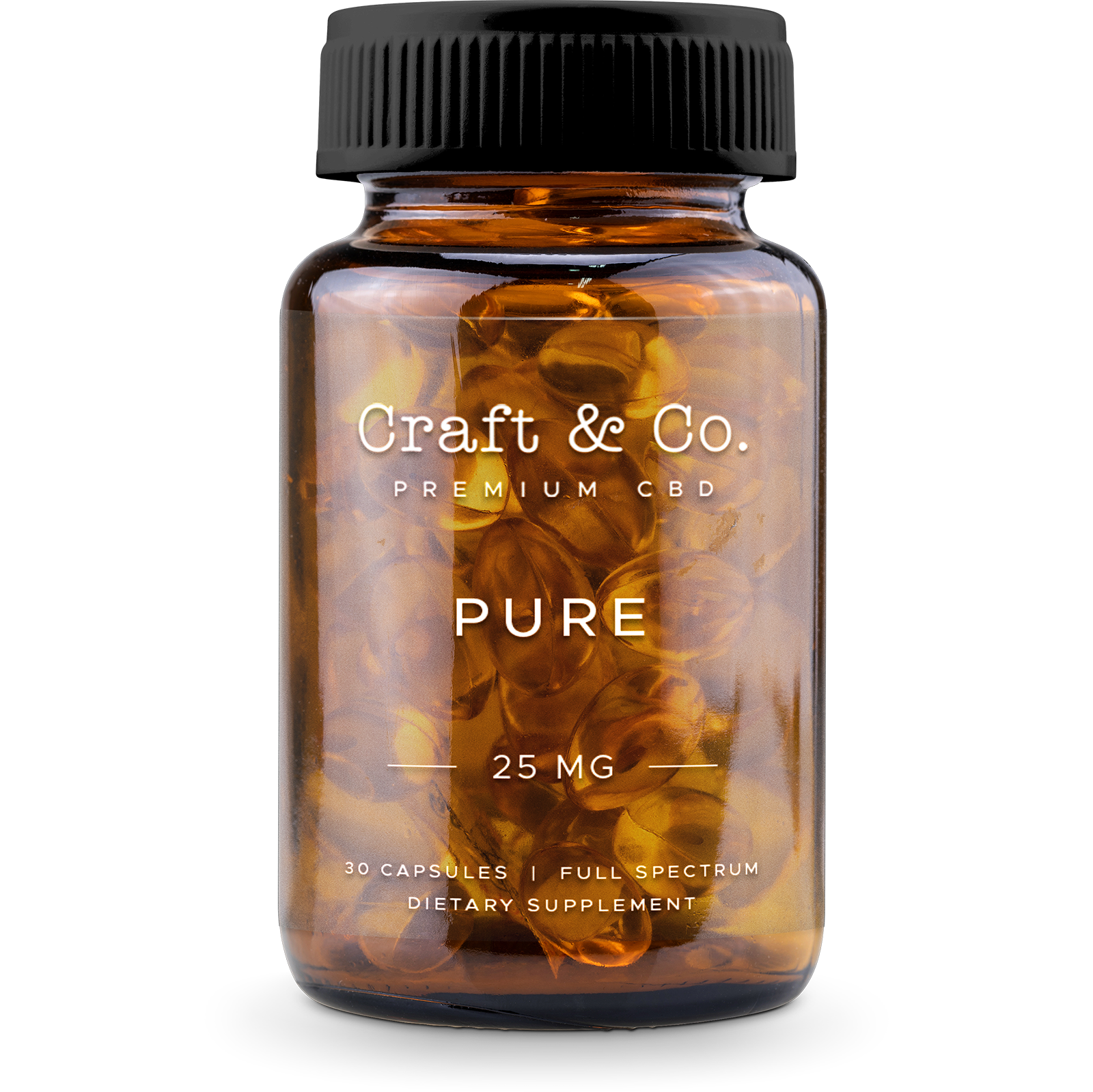 Pure Full Spectrum CBD Capsules (25mg) – Simplified Checkout